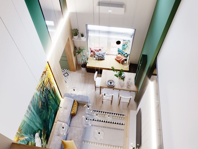 TWO LEVEL APARTMENT