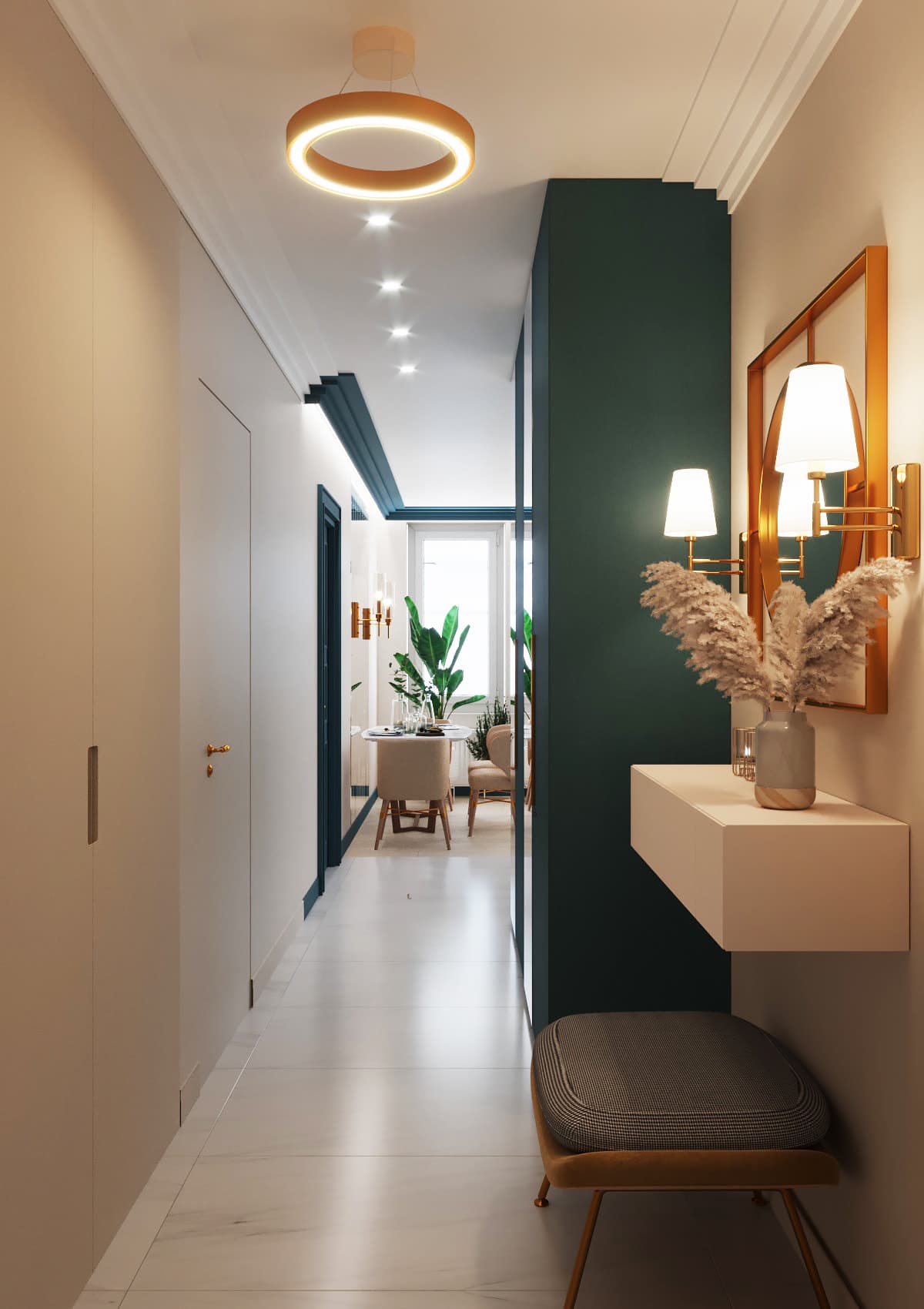 Дизайн квартиры в современном стиле SHINING POWDER | Проекты Prana 9