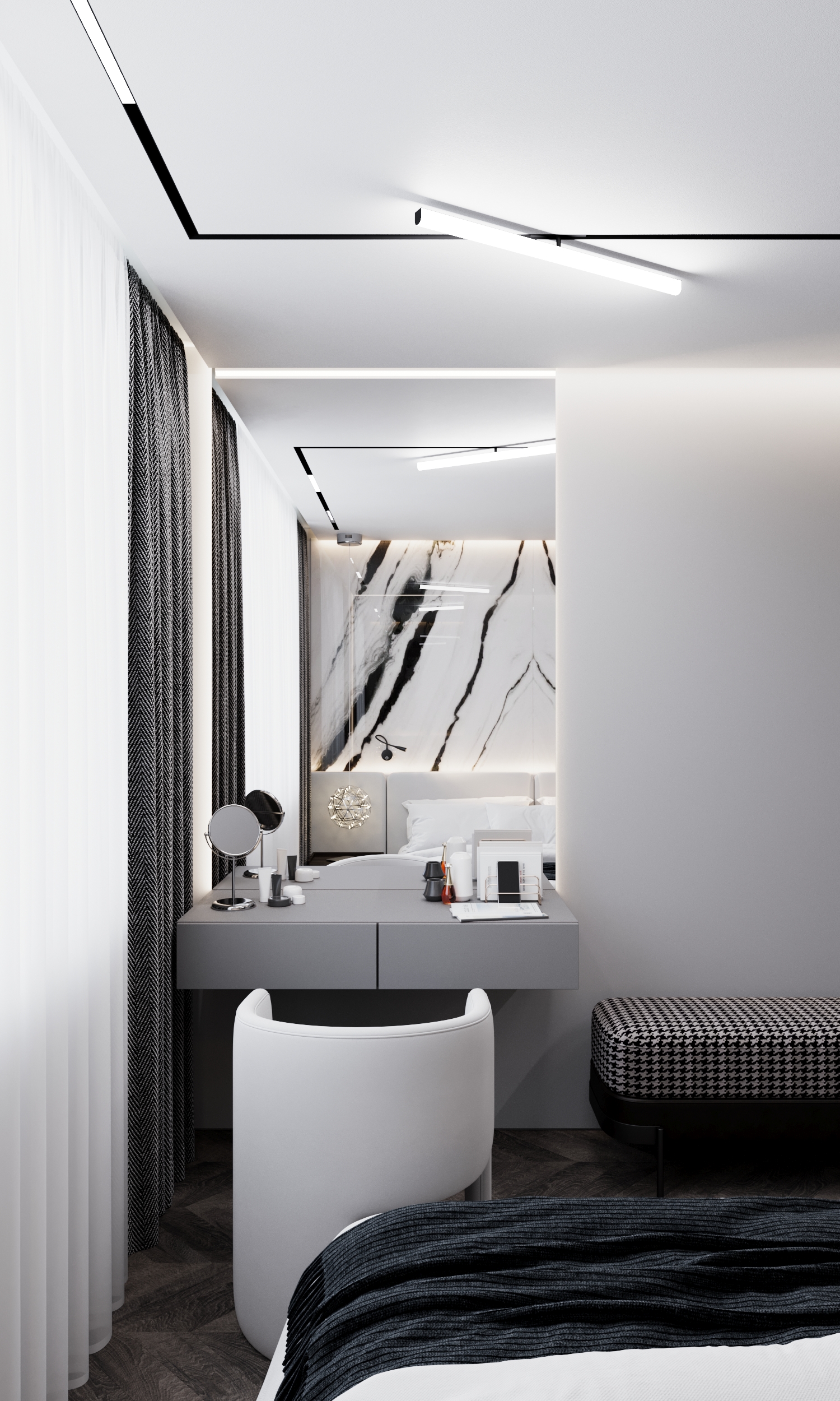 LUXURY GUCCI квартира в современном и гламурном стиле | Проекты Prana - Фото 20