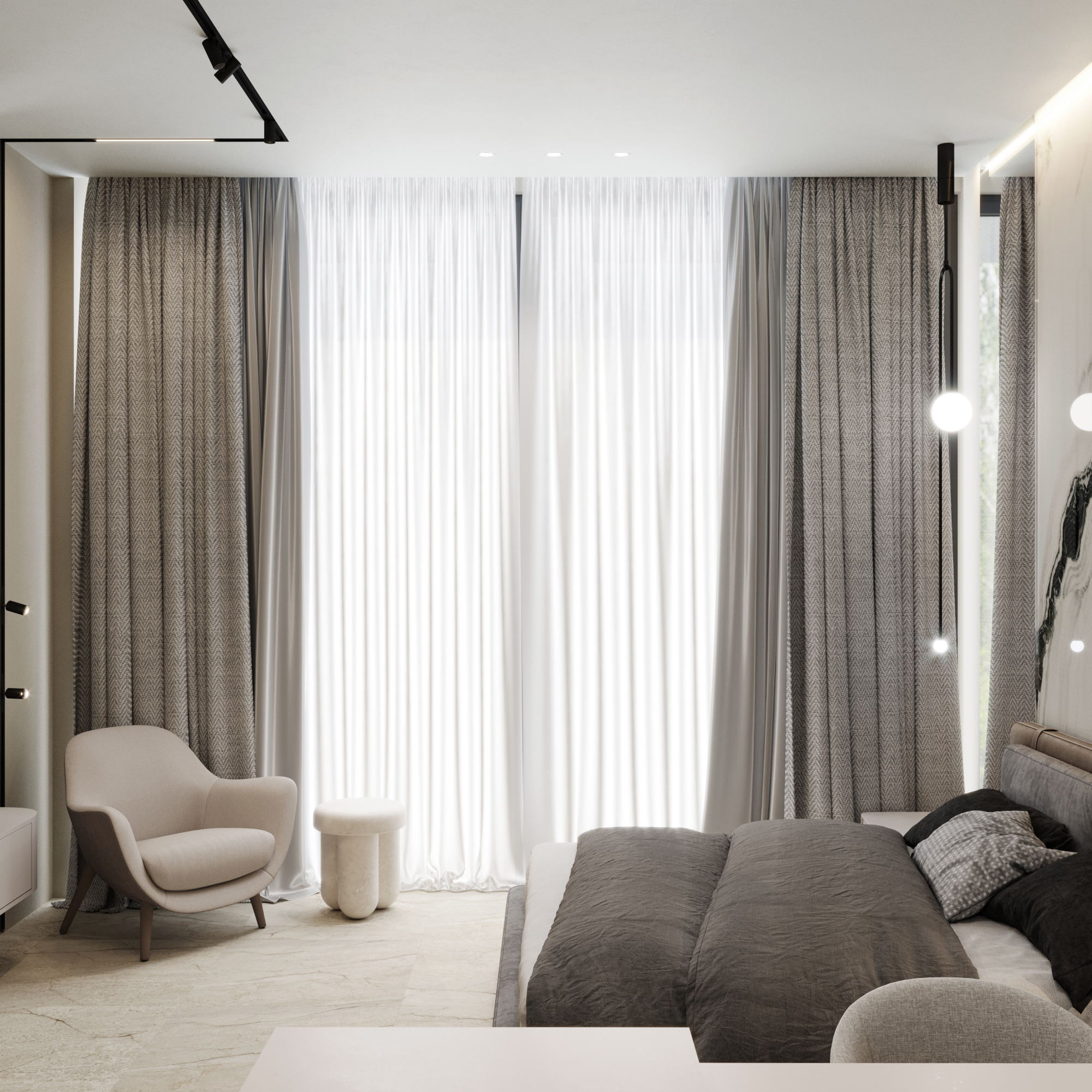 HILTON DOUBLE TREE Дизайн-проект гостинницы в стиле минимализм 46