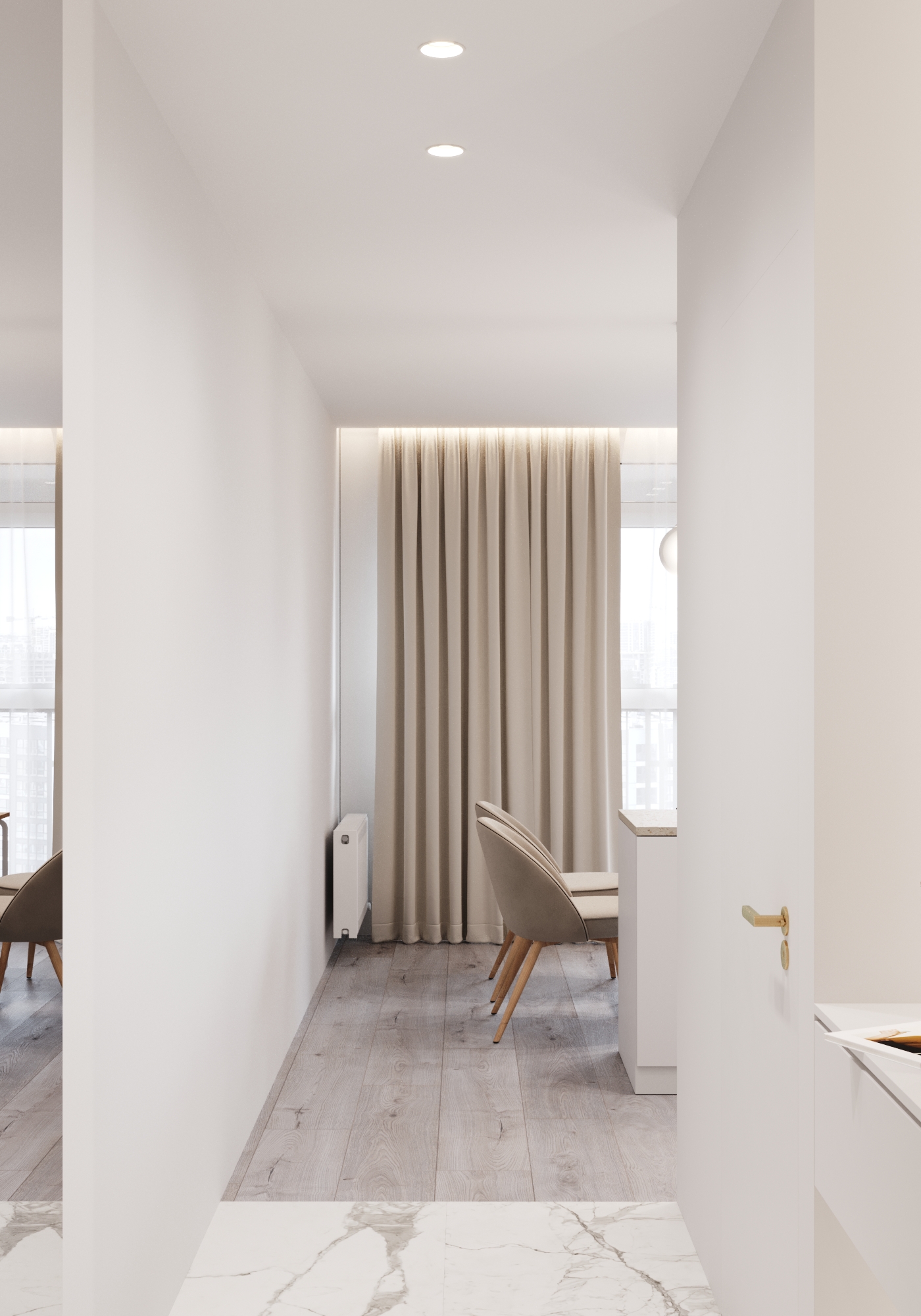 WHITE LIST дизайн квартиры в минимализм | Проекты Prana - Фото 1