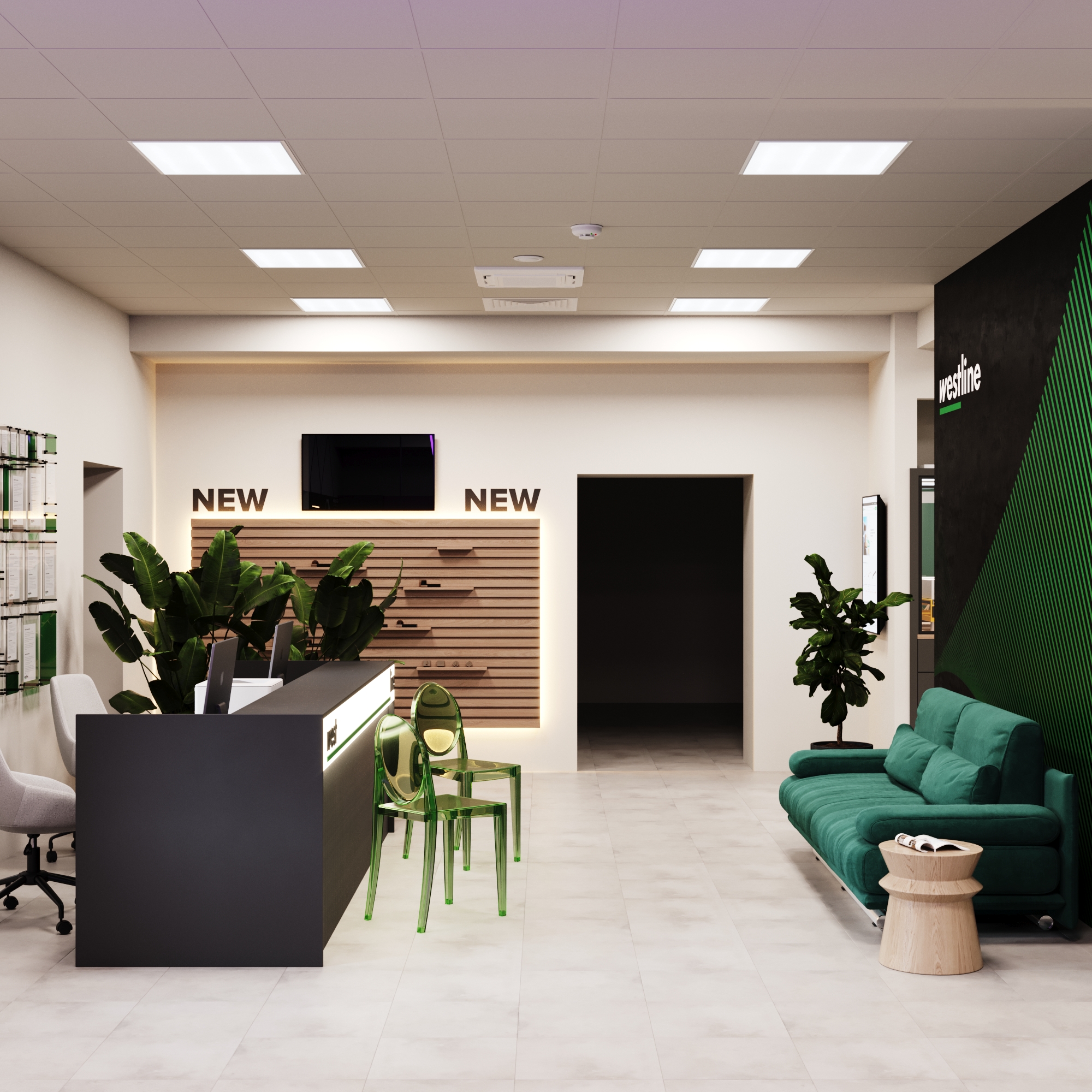 WESTLINE дизайн офиса в стиле эклектика | Проекты Prana - Фото 6