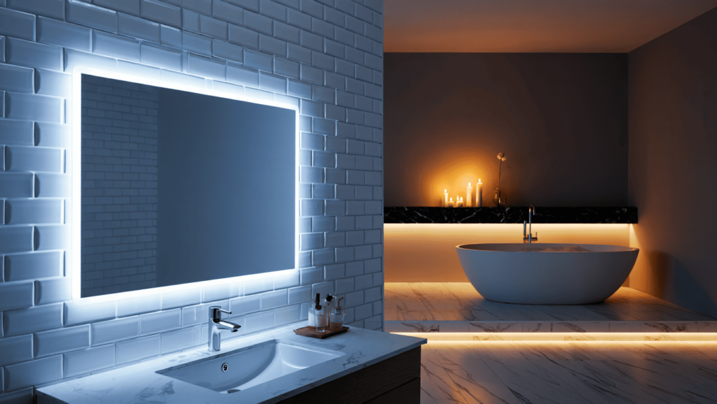 свет в ванной комнате